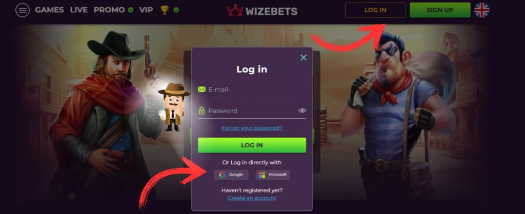 wizebets casino login