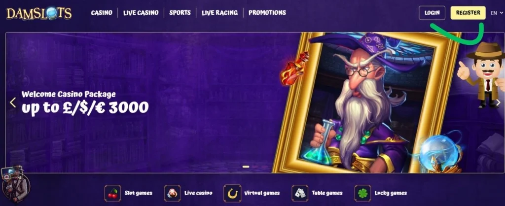 damslots casino
