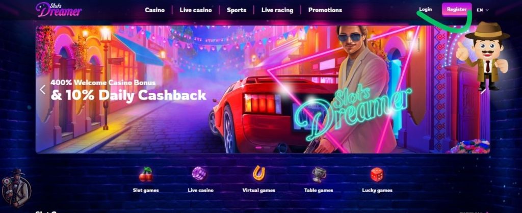 slots dreamer casino