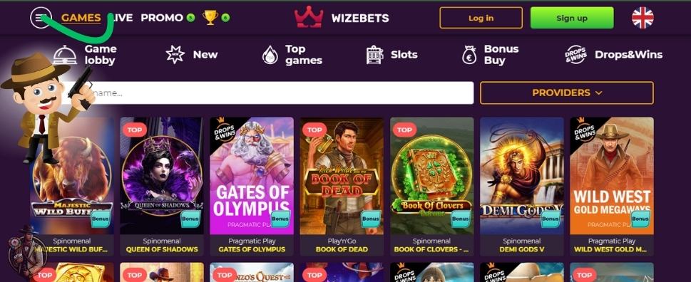 wizebets casino spellen