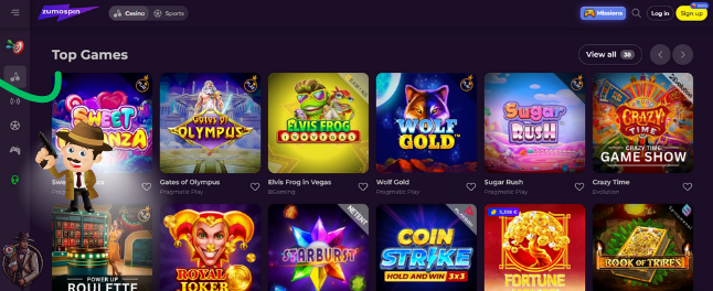 zumospin casino spellen