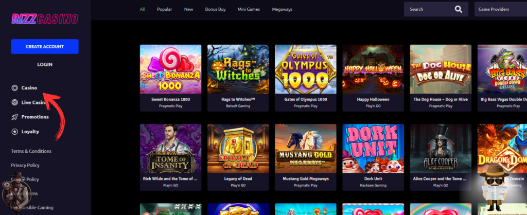 RIZZ casino slot