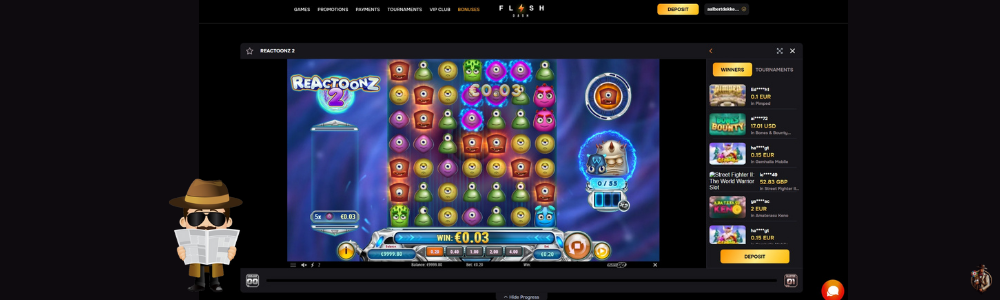 Spelen na een storting casino FlashDash