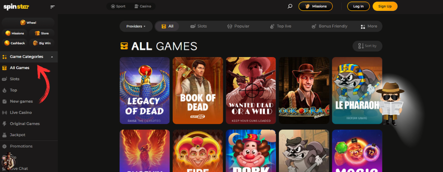 SpinStar Casino slot