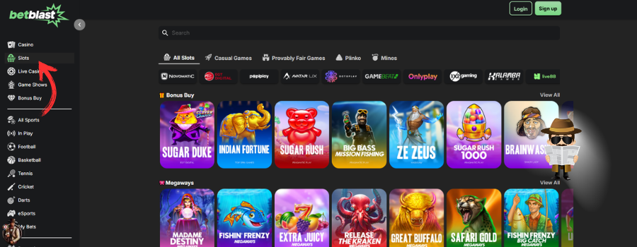 Betblast casino slot