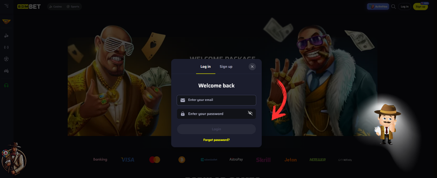 BDM BET Casino inloggen