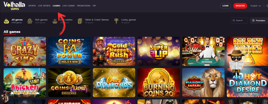Valhallawins Casino slot