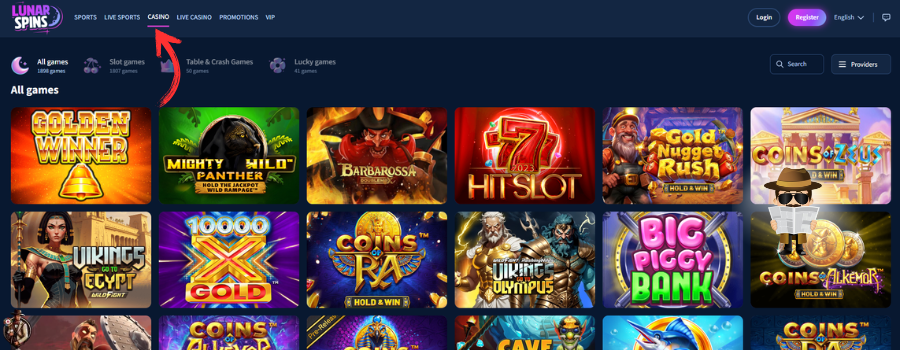 LunarSpins Casino slot