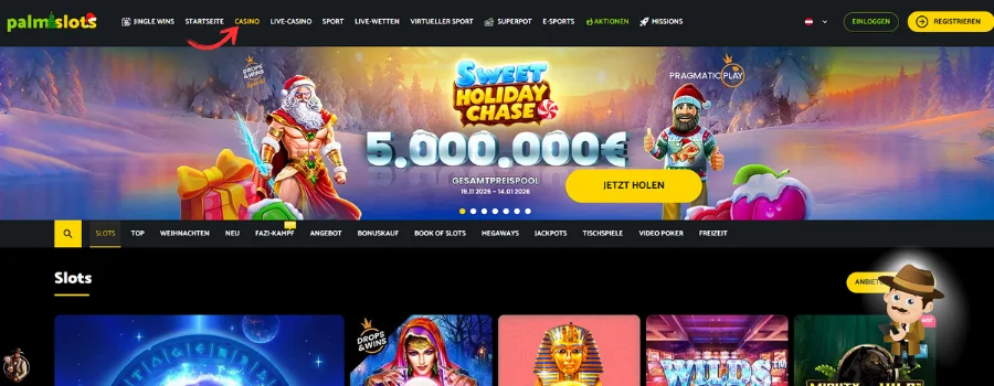 PalmSlots Casino Spellen