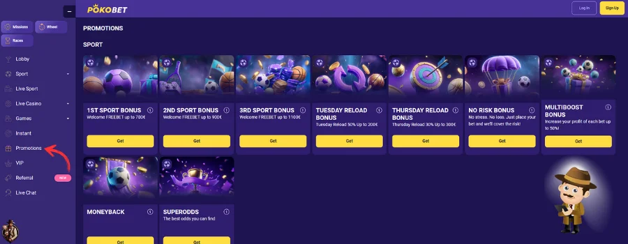 Pokobet Casino bonus