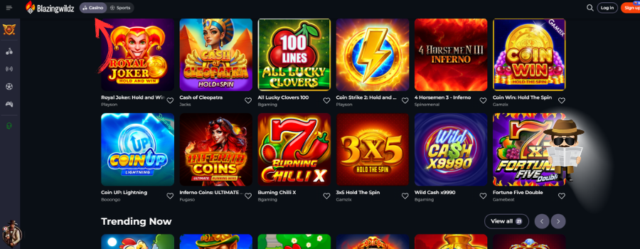 BlazingWildz Casino slot