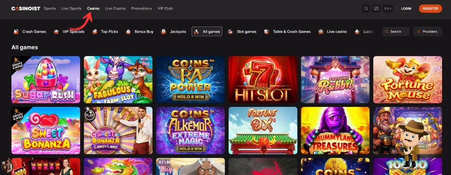 Casinoist Casino Spellen