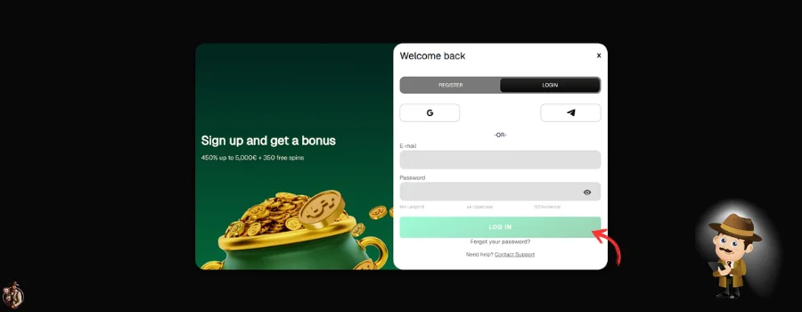 Uspin Casino inloggen