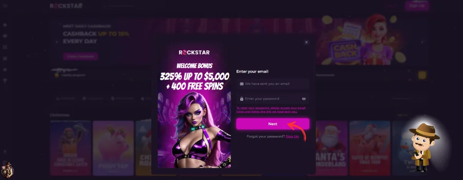 Rockstar Casino inloggen