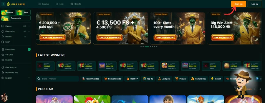 LuckyGem Casino