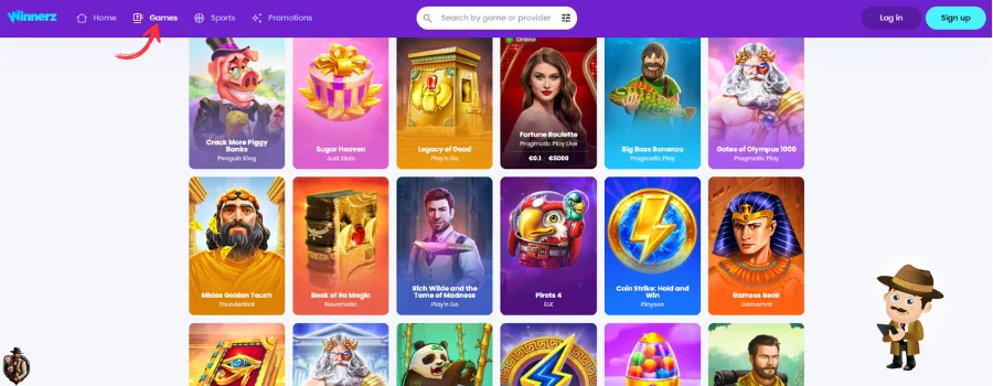 Winnerz Casino Spellen