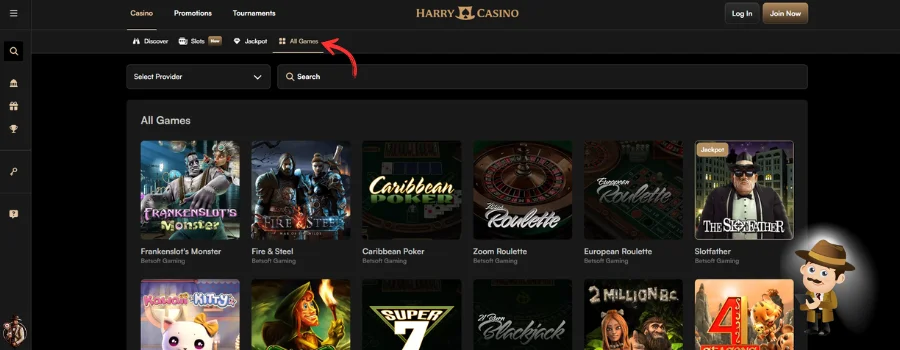 Harry Casino Spellen