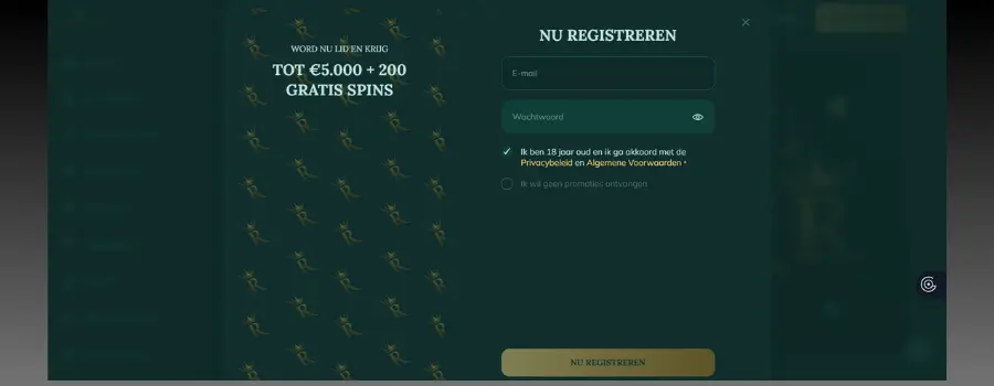 Royalen casino registratie
