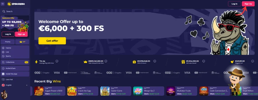 Spinorhino Casino