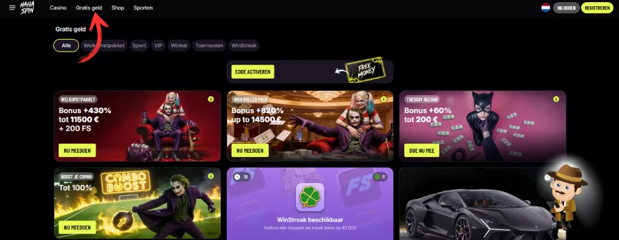 HahaSpin Casino bonus