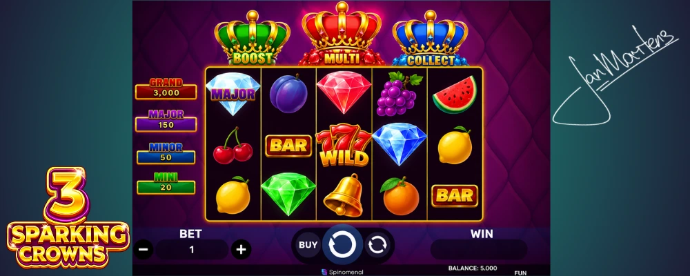 3 Sparking Crowns spelen