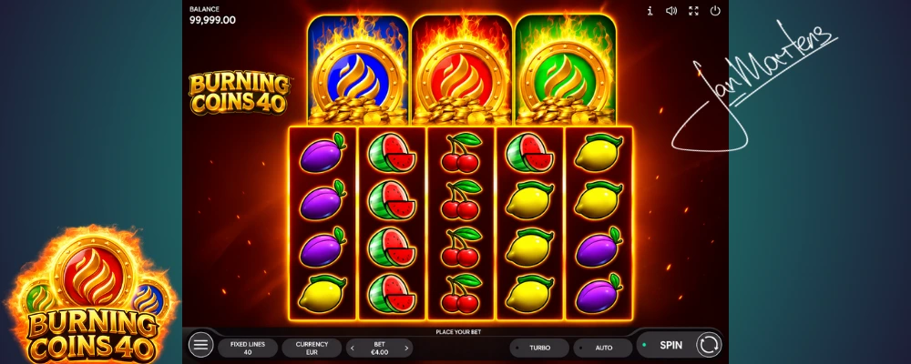 Burning Coins 40 spelen