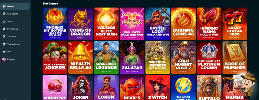 EmberBet Casino Spellen