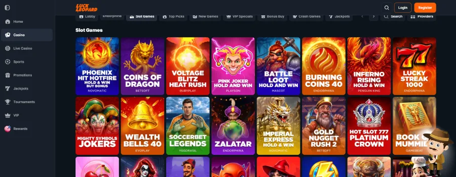 LuckLeopard Casino Spellen