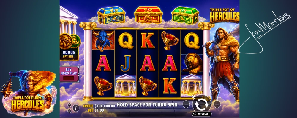 Triple Pot Plinko Hercules spelen